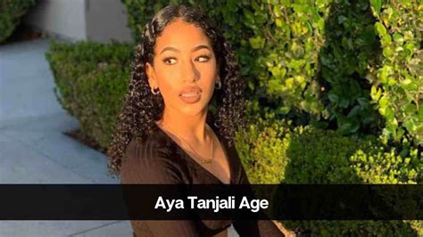 aya tanjali age|Aya Tanjali Wiki, Age, Height, Education, Family, and Net Worth